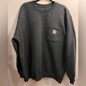 Carhartt Crewneck Pocket Sweatshirt Loose Fit Pullover (Irregular)